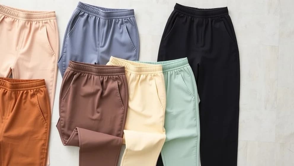 Byxor med resår i midjan dam som passar alla