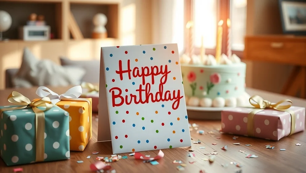 Grattis på födelsedagen kort som gör dagen speciell
