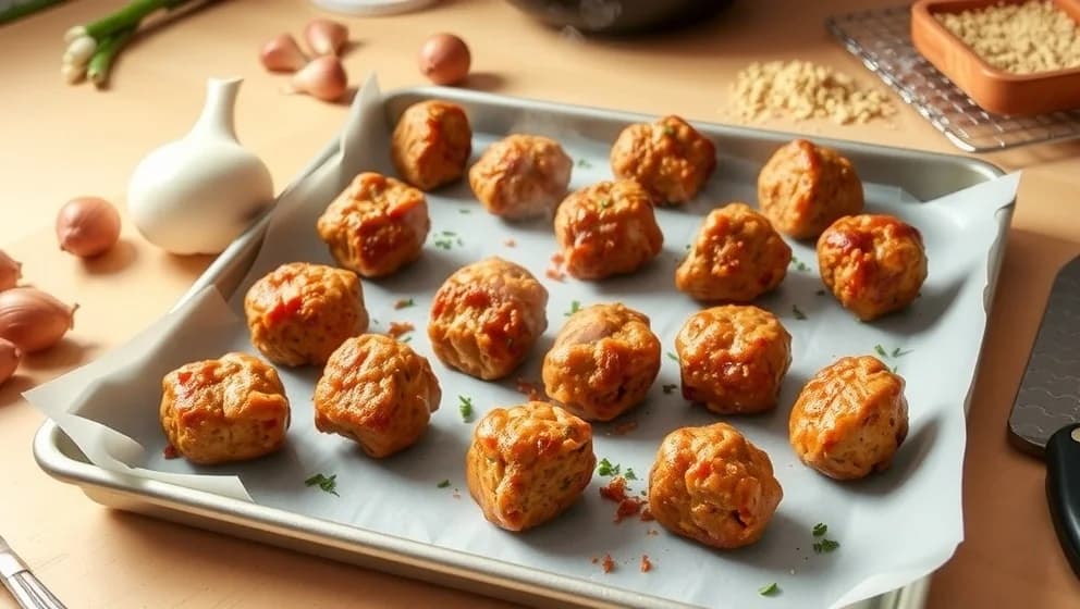 Hur man steker köttbullar i ugn