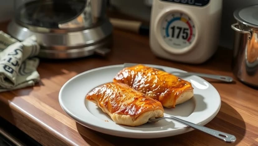 Kycklingfilé i ugn vid 175 grader