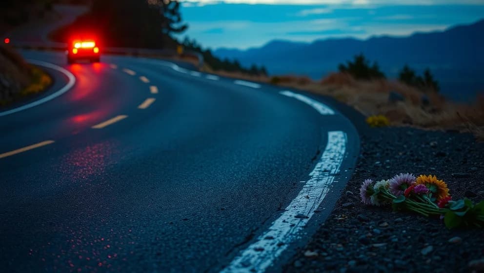 Vilken känd tv-profil dog i bilolycka