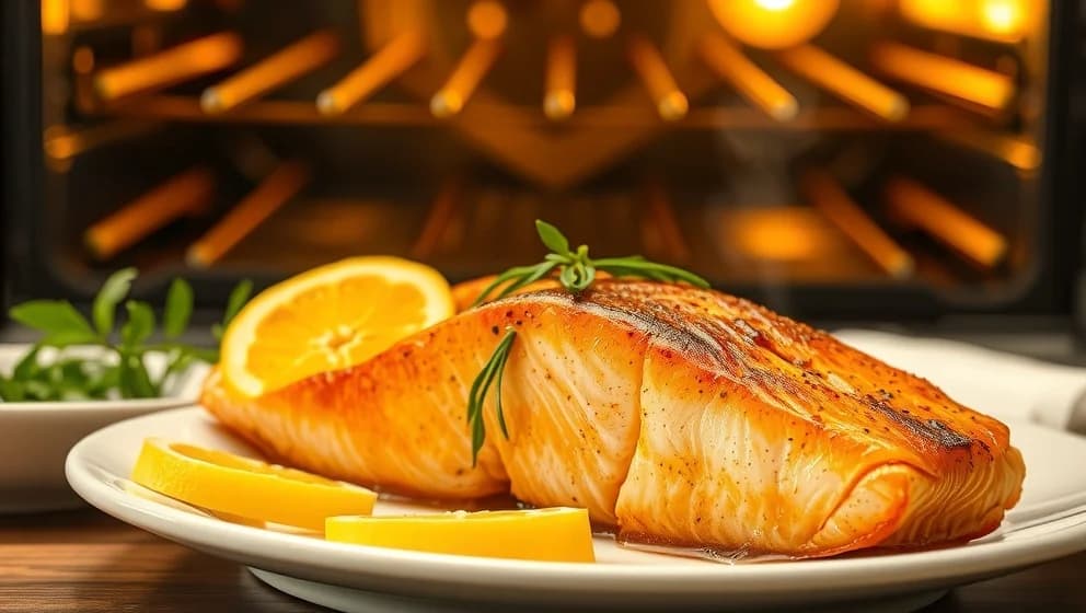 Vilken temperatur behöver laxsida i ugn