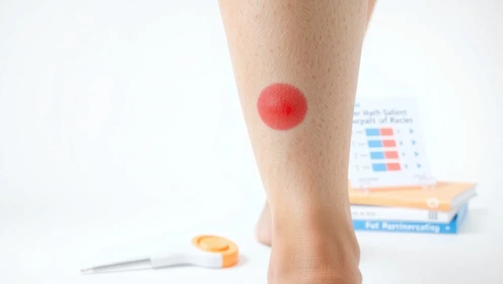 Ytlig blodpropp i benet bilder